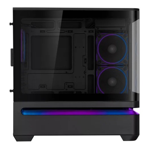 ASUS Prime AP202 ARGB Curved Tempered Glass Micro-ATX Casing Black