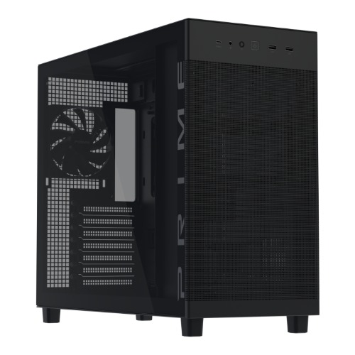 ASUS Prime AP303 Tempered Glass Compact ATX Mid Tower Casing Black