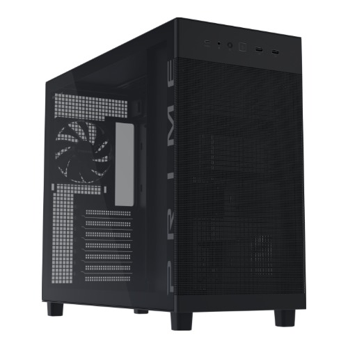 ASUS Prime AP303 Tempered Glass Compact ATX Mid Tower Casing Black