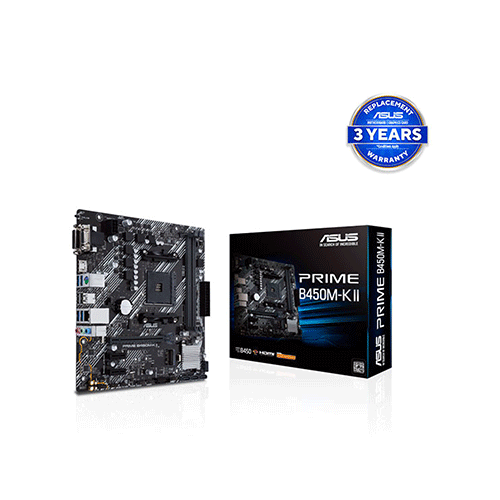 ASUS PRIME B450M-K II AM4 Micro-ATX Motherboard