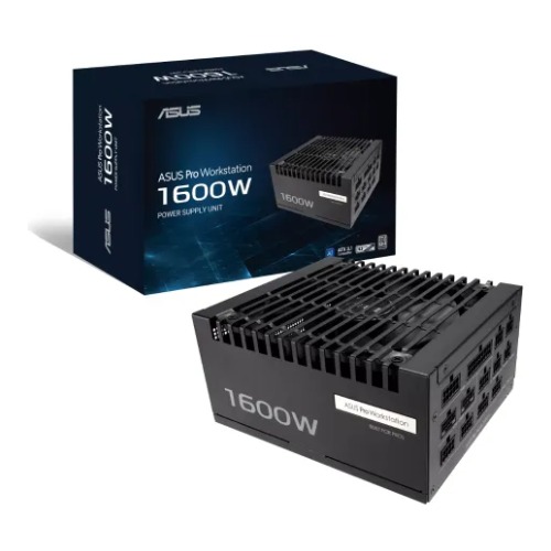 ASUS Pro WS 1600W 80 Plus Platinum ATX 3.1 PCIe 5.1 Workstation Power Supply