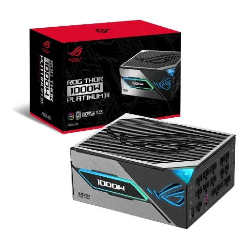 ASUS ROG THOR 1000W Platinum III 80 Plus Platinum ATX 3.1 Full Modular Power Supply