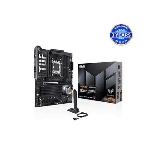 ASUS TUF GAMING X870-PLUS WIFI AM5 ATX Gaming Motherboard