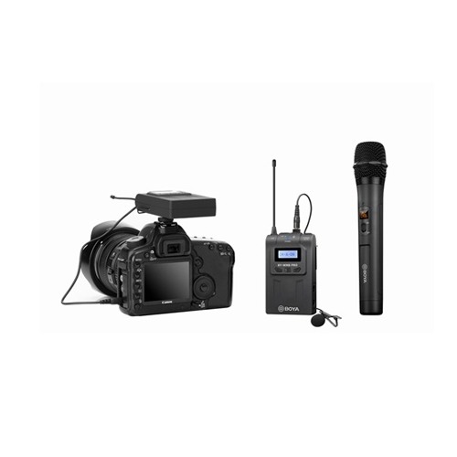Boya BY-WM8 PRO-K4 UHF Dual-Channel Wireless Microphone