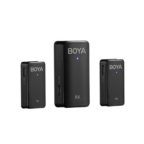 Boya BY-WMic5-M2 Ultracompact 2.4GHz Dual-Channel Wireless Microphone