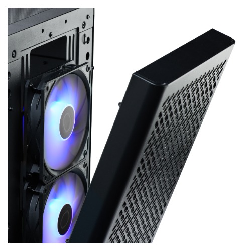 Cooler Master Elite 502 ATX Mid Tower ARGB Gaming Case - Black