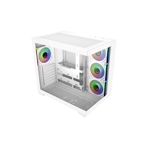 Cooler Master Elite 681 ATX Mid Tower Dual-Chamber Gaming Case - White