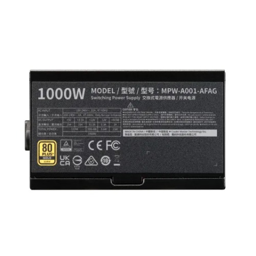 Cooler Master Elite Gold 1000 1000W 80 Plus Gold ATX 3.1 Full Modular Power Supply