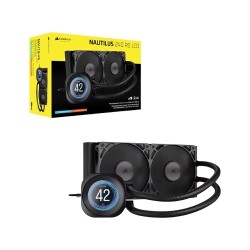 CORSAIR NAUTILUS 240 RS LCD Liquid CPU Cooler - Black