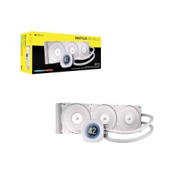 Corsair NAUTILUS 360 RS LCD Liquid CPU Cooler - White