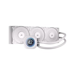Corsair NAUTILUS 360 RS LCD Liquid CPU Cooler - White