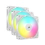 CORSAIR RS120 ARGB 120mm PWM Fans-Triple Pack-White