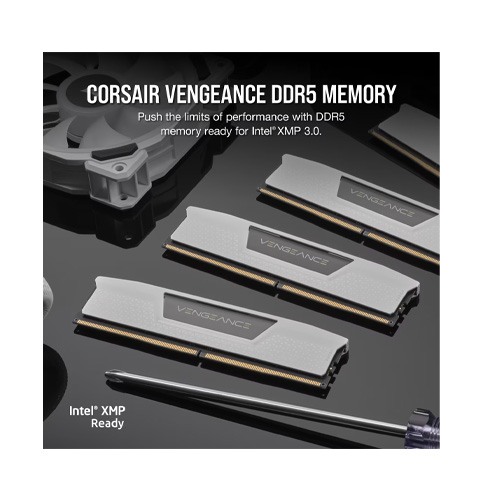 Corsair  VENGEANCE 32GB (2x16GB)  DDR5 DRAM 6000MT/s CL36 AMD EXPO & Intel XMP Memory Kit White