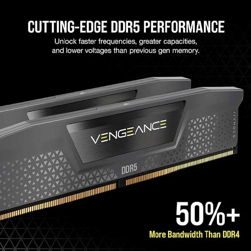 Corsair VENGEANCE 8GB DDR5 DRAM 5200MT/s CL40 AMD EXPO Desktop RAM