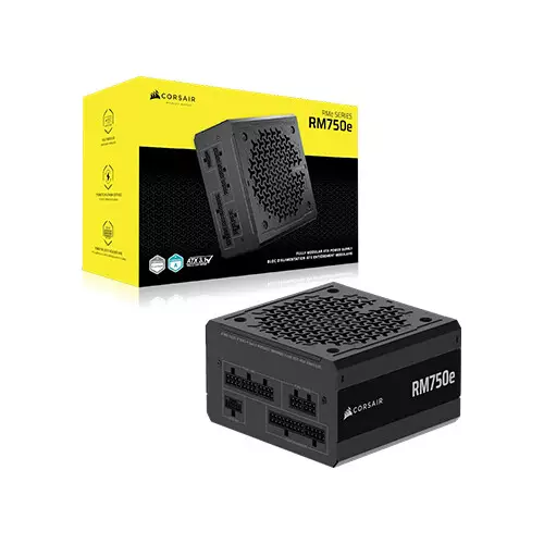 Corsair RMe Series RM750e 750W PG5 80 PLUS Gold Fully Modular Low-Noise ATX Power Supply