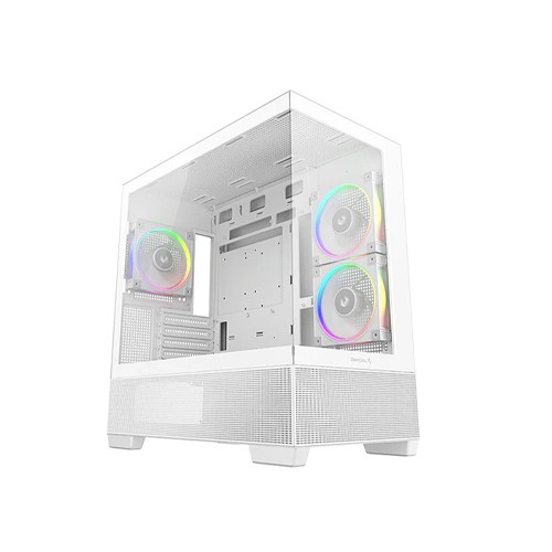 Deepcool CG380 3F Micro ATX Mid Tower White Casing