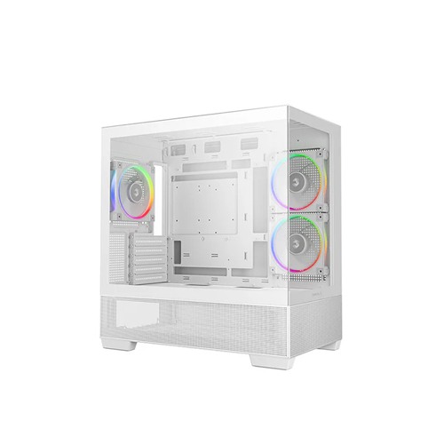Deepcool CG380 3F Micro ATX Mid Tower White Casing