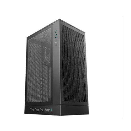 DeepCool CH270 Digital High Airflow Vertical M-ATX Compact Case with Data Screen