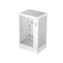 DeepCool CH270 Digital WH High Airflow Vertical M-ATX Compact Case with Data Screen