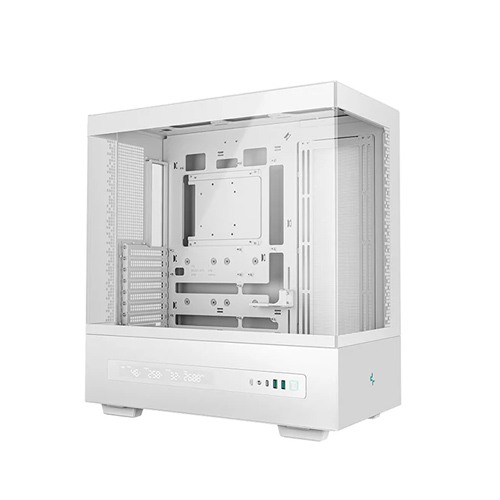 DeepCool CH690 DIGITAL Tempered Glass Panels Single Chamber ATX FISHTANK Case  White