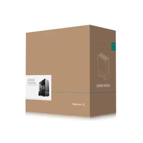 DeepCool CH690 DIGITAL Tempered Glass Panels Single Chamber ATX FISHTANK Case