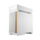 DeepCool CL6600 White Innovative Compartmentalized Compact ATX Case