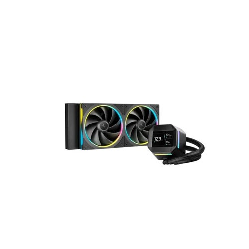 DeepCool LM240 BK 240mm ARGB Liquid CPU Cooler With Display