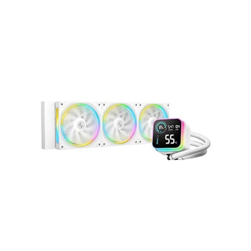 Deepcool LQ360 360mm Dashboard Display Liquid Cooler white