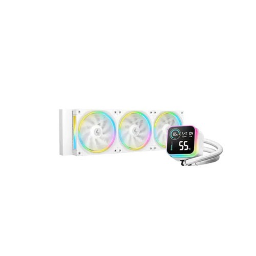 Deepcool LQ360 ULTRA ARGB 360mm Liquid CPU Cooler with Display (White)