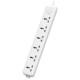 Deli CT705 2 Pin 6 Port 3 Meter Power Strip