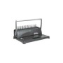 Deli E3871 350 Sheets 21-HOLE Steel Comb Spiral Binding Machine