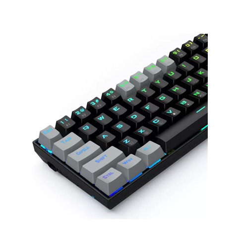 E-YOOSO Z686 Black Gray RGB 68 Keys Mechanical Keyboard