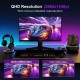 GEESUU BlazeWheel MG270L2Q 27 Inch 200Hz 2K QHD IPS Gaming Monitor