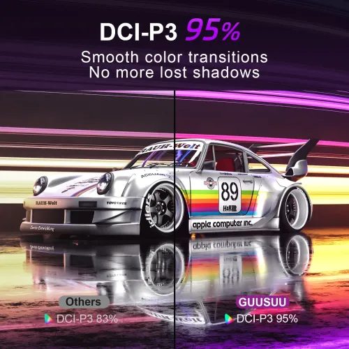 GEESUU BlazeWheel MG270L2Q 27 Inch 200Hz 2K QHD IPS Gaming Monitor