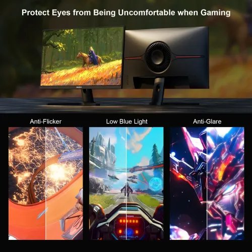 GEESUU BlazeWheel MG270L2Q 27 Inch 200Hz 2K QHD IPS Gaming Monitor