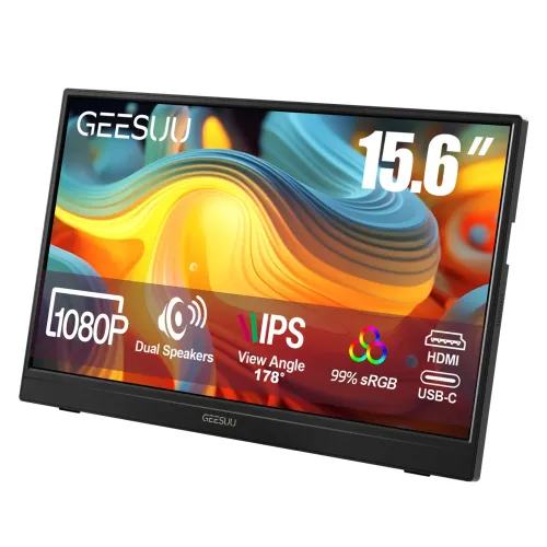 GEESUU LiuHe M156L1F 15.6 Inch FHD IPS Portable Monitor