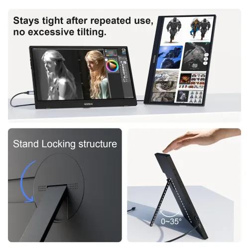 GEESUU LiuHe M156L1F 15.6 Inch FHD IPS Portable Monitor