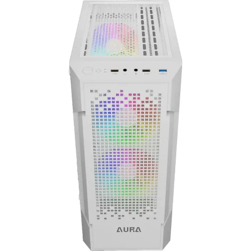 Gamdias AURA GC7 WH RGB ATX Mid-Tower Gaming Casing With PSU