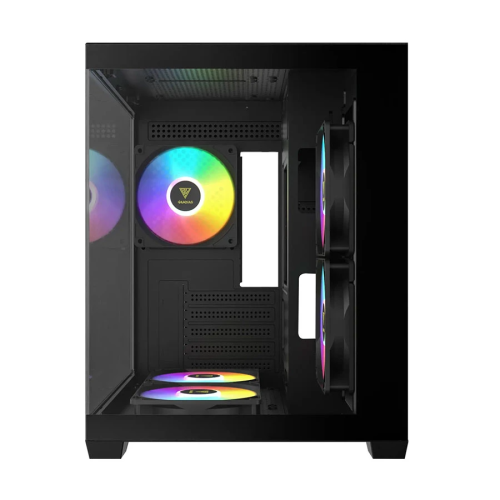 Gamdias AURA GC101M Mini Tower Black Micro-ATX Gaming Desktop Case