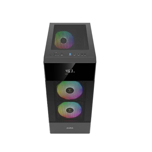 Gamdias AURA GC5 ELITE ARGB Mid-Tower Casing With Digital Display