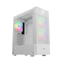 Gamdias AURA GC5 ELITE WH ARGB Mid-Tower Casing With Digital Display