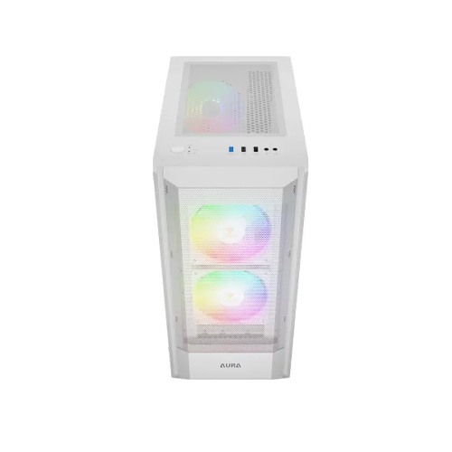 Gamdias AURA GC6 WH ARGB ATX Mid-Tower Gaming Casing