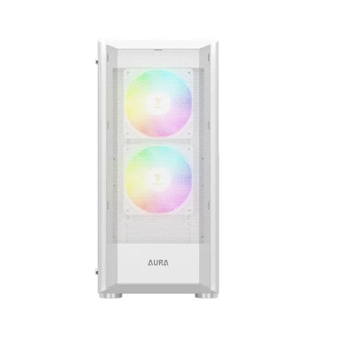 Gamdias AURA GC6 WH ARGB ATX Mid-Tower Gaming Casing