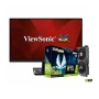 ViewSonic VX2405-P-MHD 24 inch Monitor With GeForce RTX 3050 Graphics Card Combo