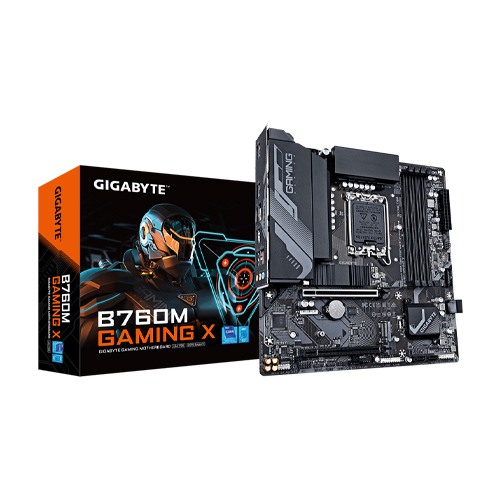 GIGABYTE B760M GAMING X DDR5 13th and 12th Gen mATX Motherboard