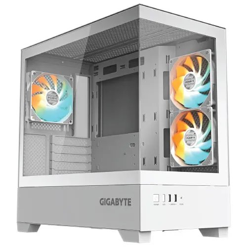 GIGABYTE C201 PANORAMIC ICE Mid Tower M-ATX Casing