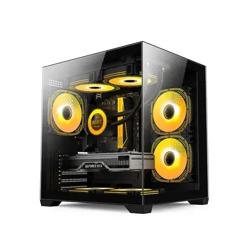Golden Field S01 Black M-ATX Gaming Casing