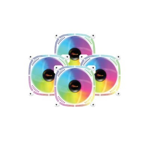 PC POWER IRISH SPECTRUM WH 4 IN 1 F20 ARGB FAN 
