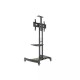 Kaloc KLC-150/B 32-75 Inch Black Adjustable Mobile TV Trolley For IFP