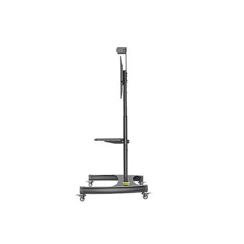 Kaloc KLC-150/B 32-75 Inch Black Adjustable Mobile TV Trolley For IFP